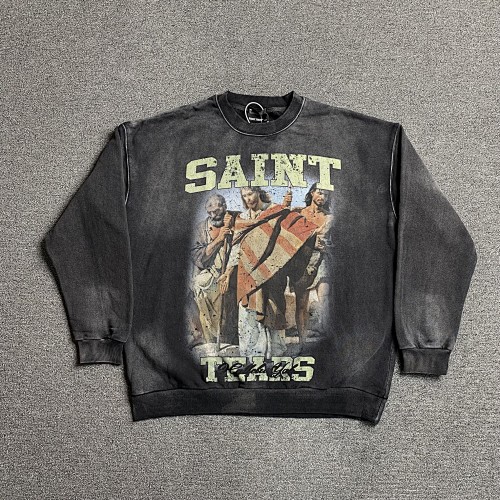 Saint Michael Denim Tears Crewneck