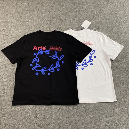 Art Arte Blur Embroidery T-shirt