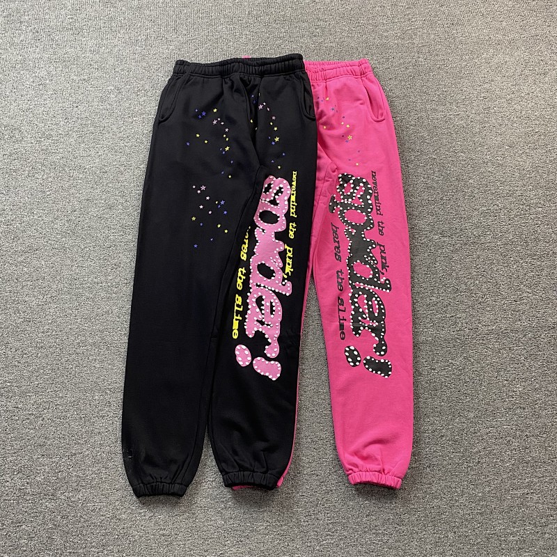 Sp5der Pink V2 Pants