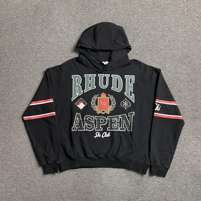 Rhude Aspen Ski Crest Hoodie
