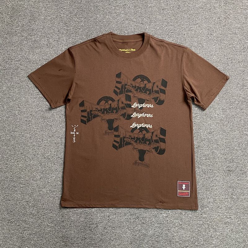 Travis Scott Cactus Jack X Mitchell X Ness T-shirt