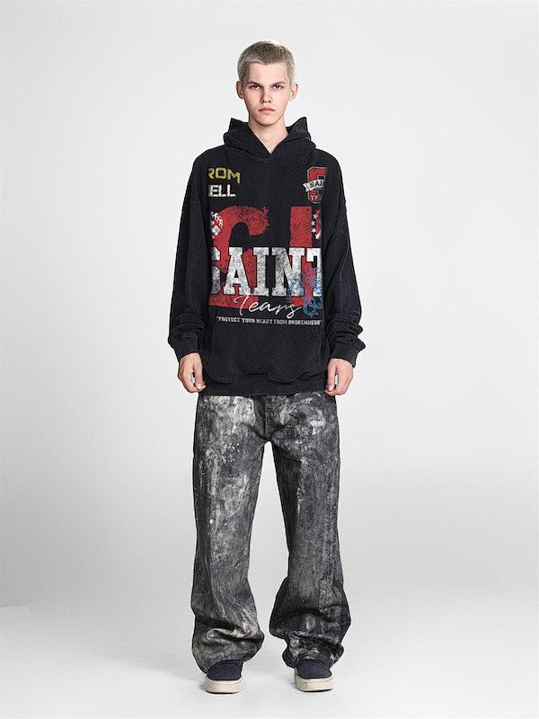 Saint Michael Tears Hoodie