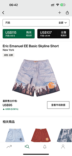 Eric Emanuel EE Basic Skyline Short New York