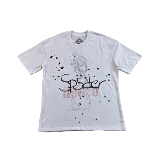 Travis Scott Cactus Jackx Sp5der Days Before Rodeo II Tee White