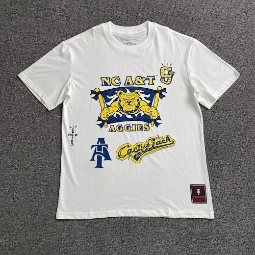Travis Scott Cactus Jack X Mitchell X Ness T-shirt