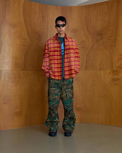 Far Washed Flannel Shirts