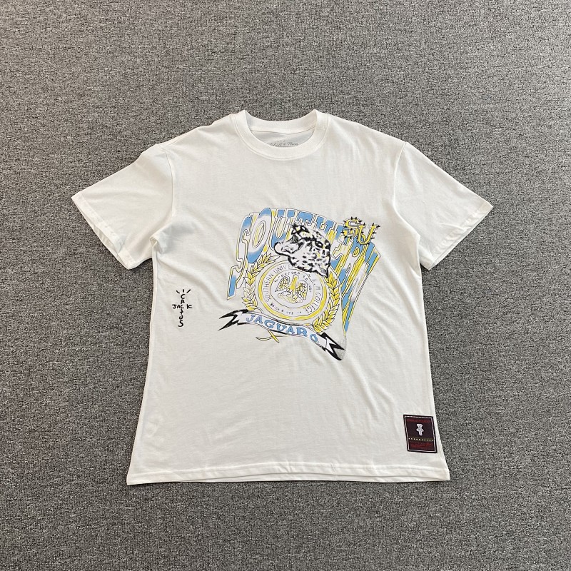 Travis Scott Cactus Jack X Mitchell X Ness T-shirt