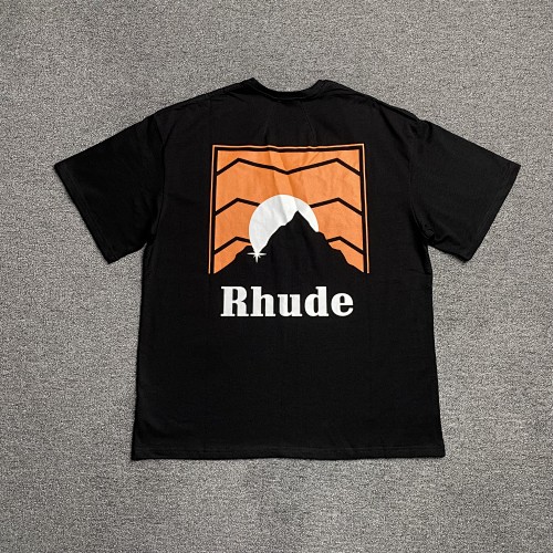Rhude X Automobili Lamborghini Moonlight Logo-Print T-shirt