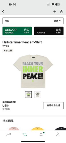 Hellstar Inner Peace T-Shirt White