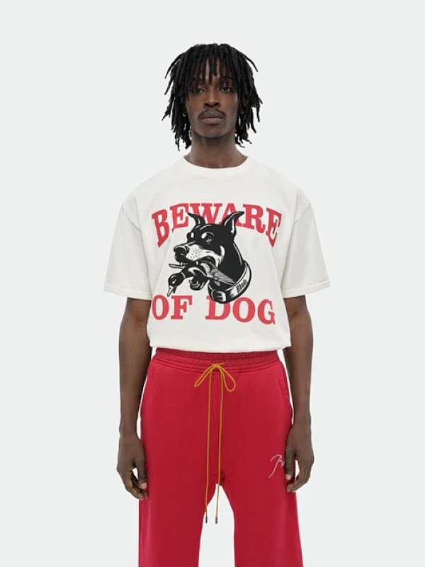 Rhude Warning Logo T-Shirt