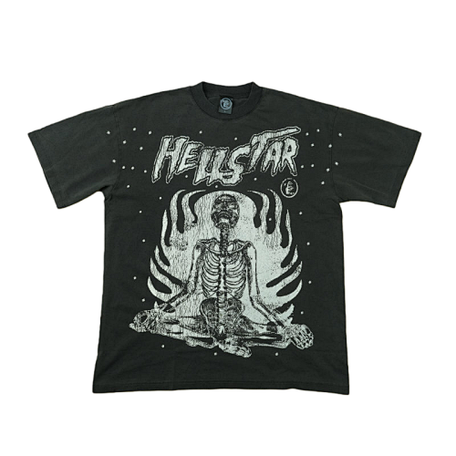 Hellstar Studios Inner Peace Short Sleeve Tee Shirt Black