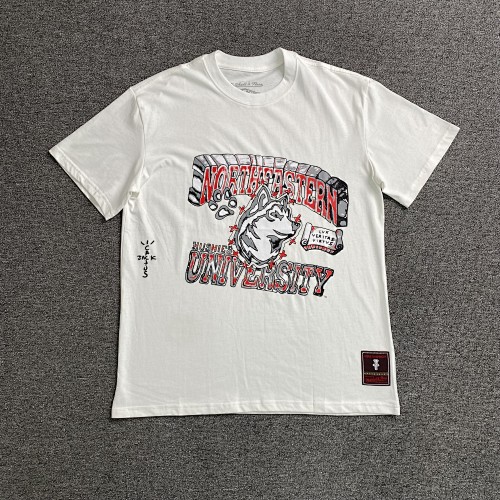 Travis Scott Cactus Jack X Mitchell X Ness T-shirt