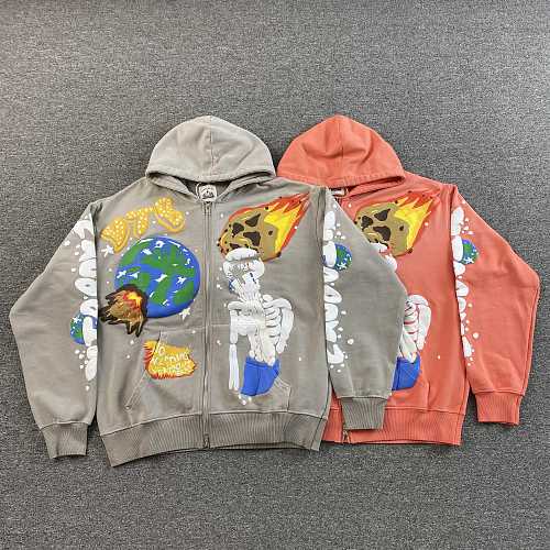 Vertabrae Cosnic Zip UP Hoodie