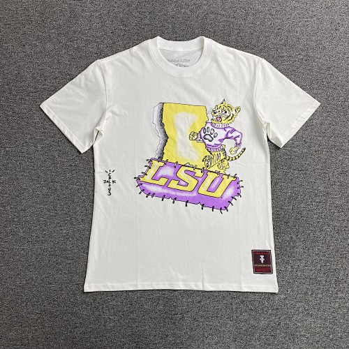 Travis Scott Cactus Jack X Mitchell X Ness T-shirt