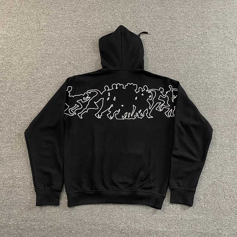 Art Arte Blur Embroider Hoodie