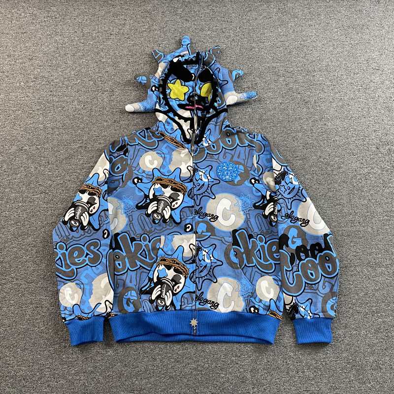 Glo Gang Eroded Glo Thermal Hoodie