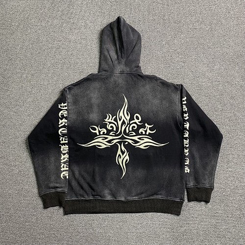 Vertabrae Tattoo Zip Up Hoodie