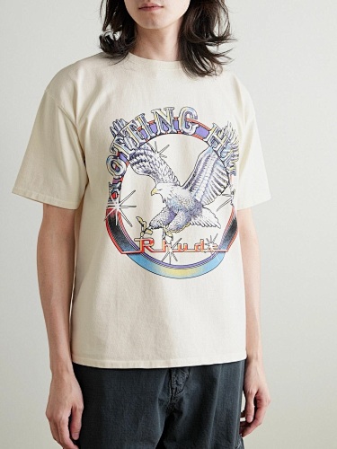 Rhude Notting Hill Eagle Logo-Print Cotton-Jersey T-Shirt