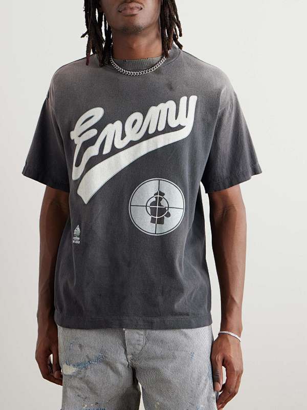 Public Enemy X Saint Mxxxxxx Saint Enemy SS T-shirt