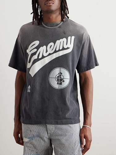 Public Enemy X Saint Mxxxxxx Saint Enemy SS T-shirt