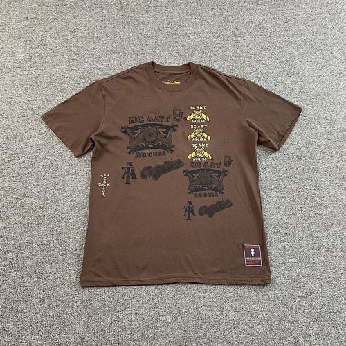 Travis Scott Cactus Jack X Mitchell X Ness T-shirt