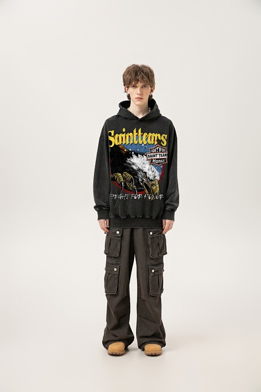Saint Michael Denim Tears Hoodie