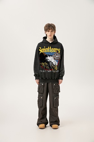 Saint Michael Denim Tears Hoodie