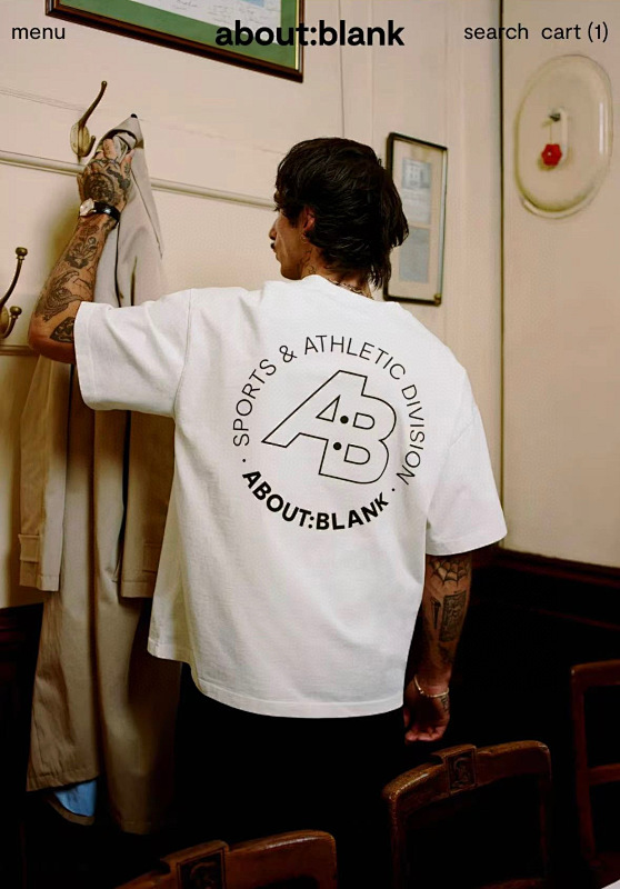 About Blank T-shirt