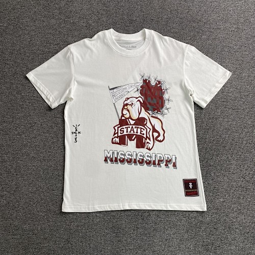 Travis Scott Cactus Jack X Mitchell X Ness T-shirt