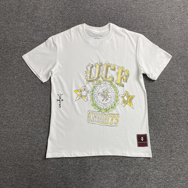 Travis Scott Cactus Jack X Mitchell X Ness T-shirt