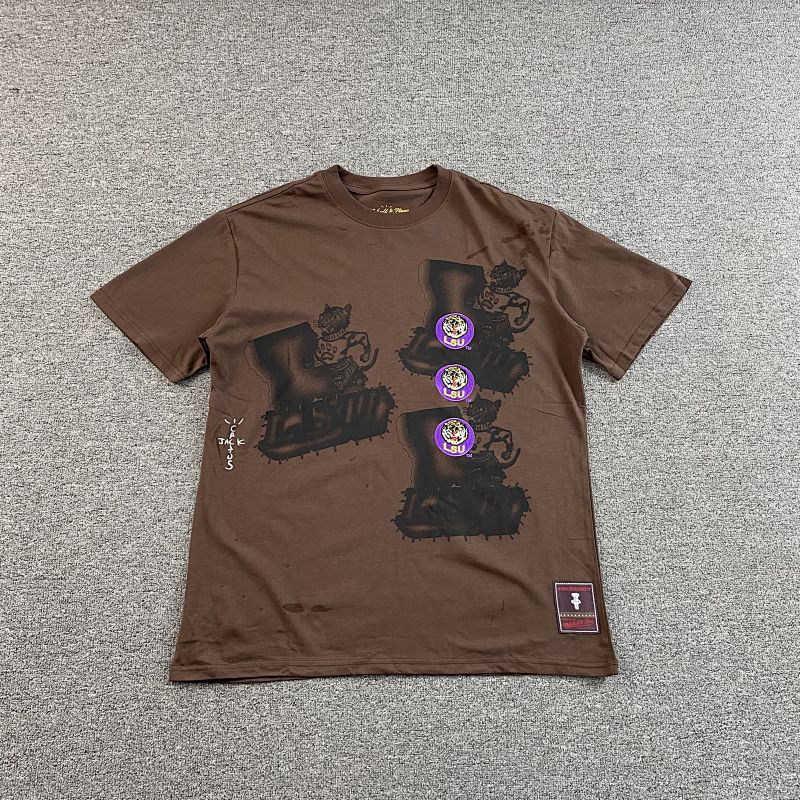 Travis Scott Cactus Jack X Mitchell X Ness T-shirt