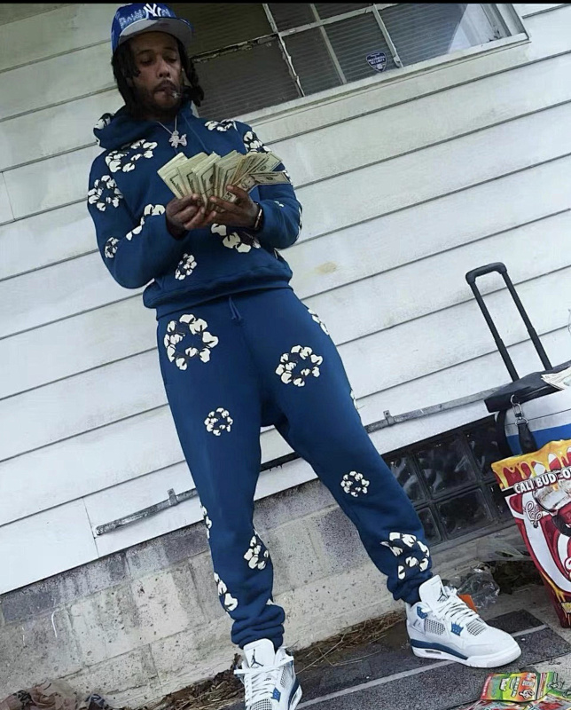 Denim Tears X Cactus Plant Flea Market Cactus Tears Wreath Sweatpants
