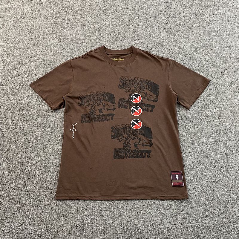 Travis Scott Cactus Jack X Mitchell X Ness T-shirt