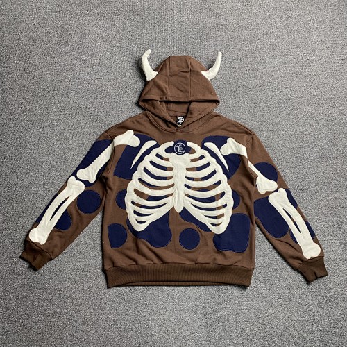 Hellstar Studios Airbrushed Bones Hoodie