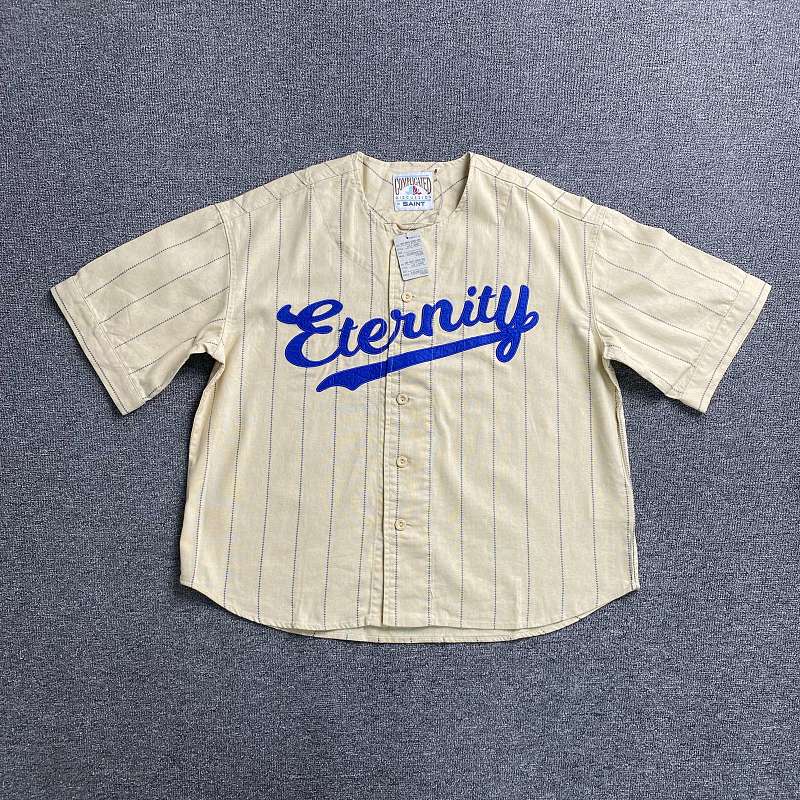 Saint Mxxxxxx Baseball Shrt Eternity Wht T-shirt