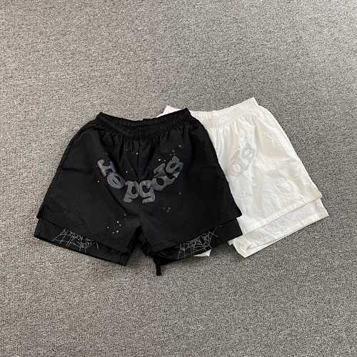 Sp5der Denim Shorts