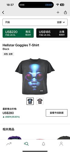 Hellstar Goggles T-ShirtBlack