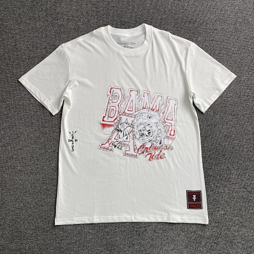Travis Scott Cactus Jack X Mitchell X Ness T-shirt