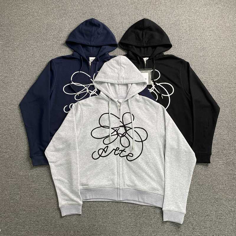 Art Arte Blur Embroider Hoodie