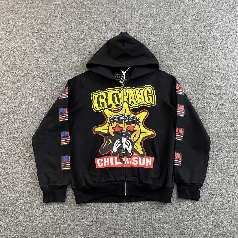 Glo Gang Eroded Glo Thermal Hoodie