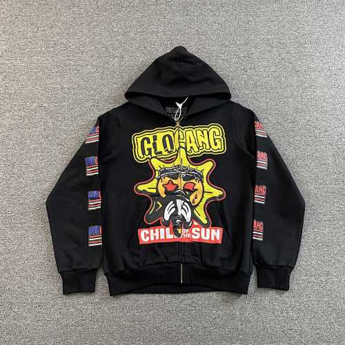 Glo Gang Eroded Glo Thermal Hoodie