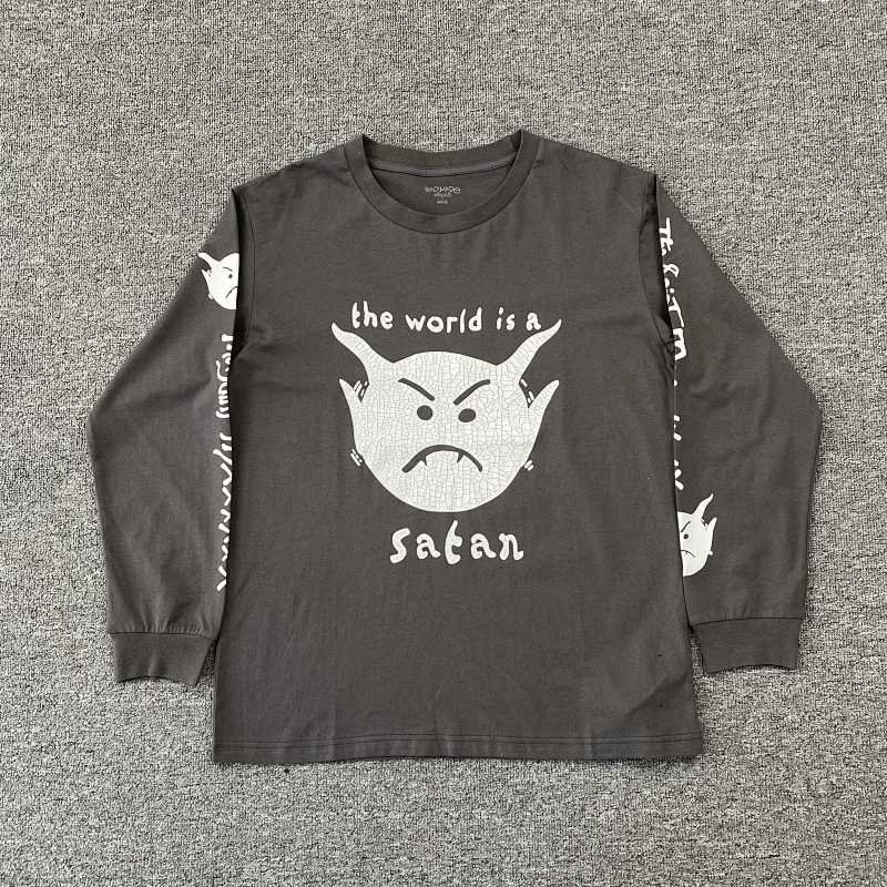 Saint Michael The World Is Satan Long Sleeve T-Shirt