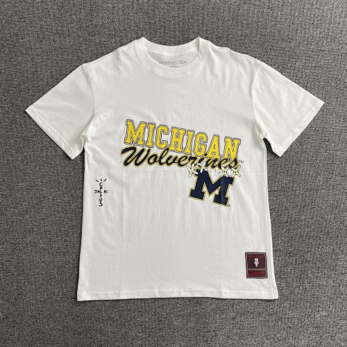 Travis Scott Cactus Jack X Mitchell X Ness T-shirt