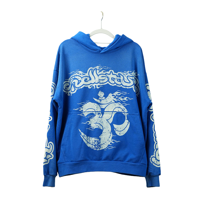 Hellstar Blue Yoga Hoodie