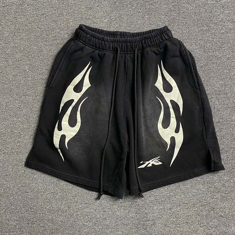 Hellstar Studios Sports Flame Shorts