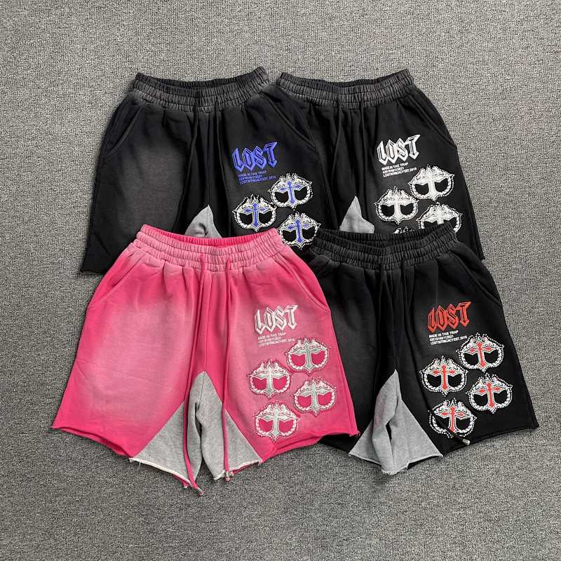 Lost Intricacy Rhinestone Mitt Shorts