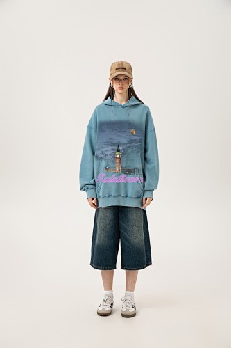 Saint Michael Denim Tears Hoodie