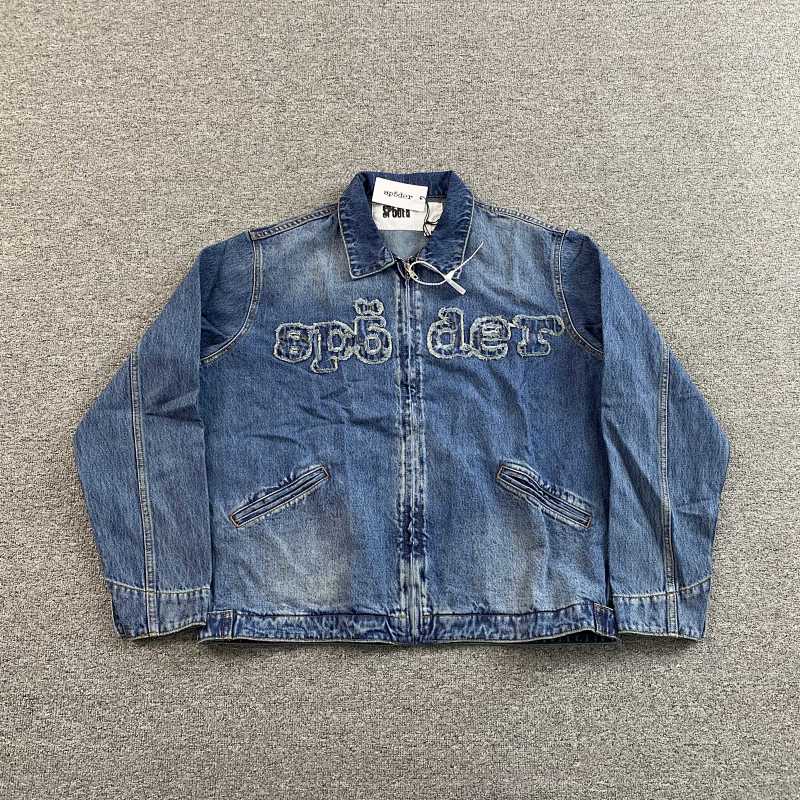 Sp5der Demin Jean Jacket