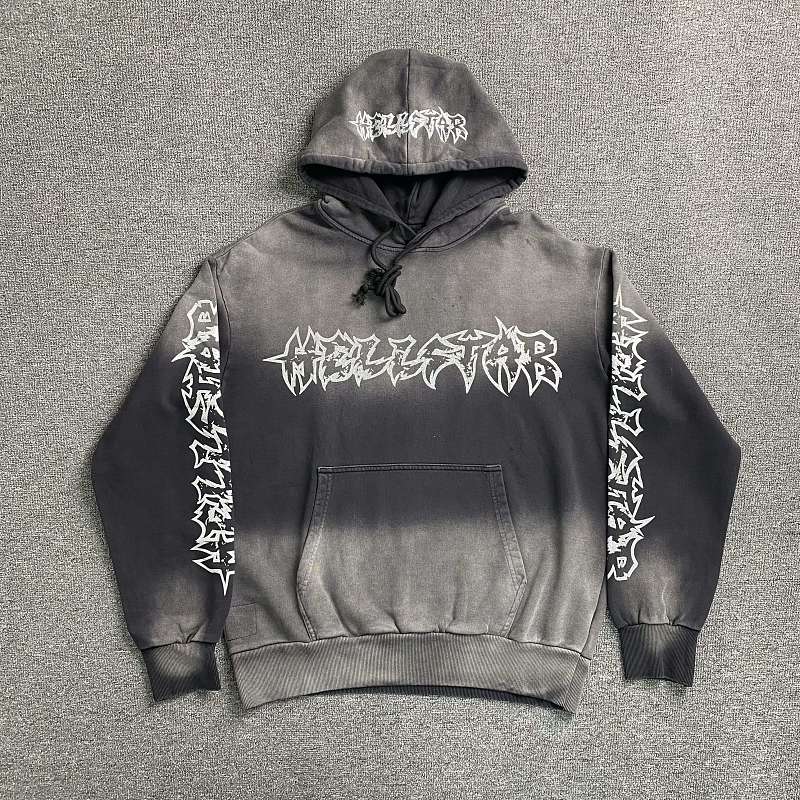 Hellstar Studios Glitter Printing Hoodie