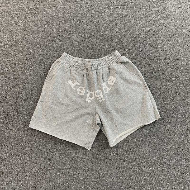 Sp5der Denim Shorts